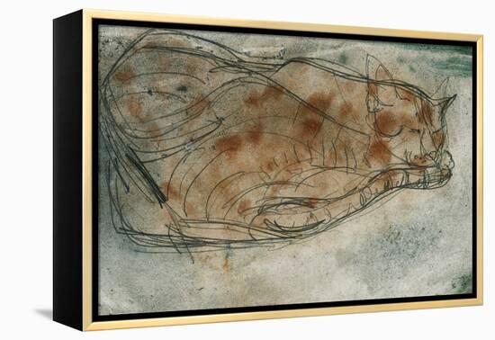 Sleeping Cat-Paul Klee-Framed Premier Image Canvas