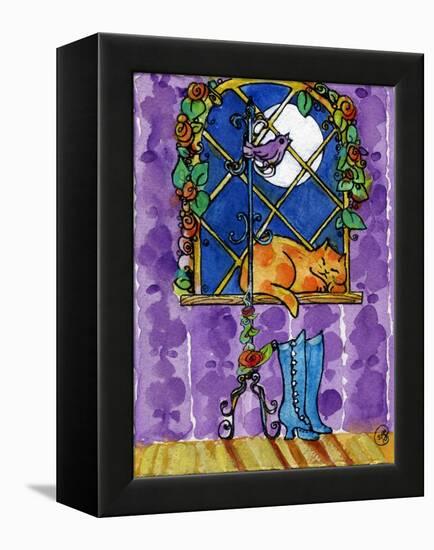 Sleeping Cat-sylvia pimental-Framed Stretched Canvas
