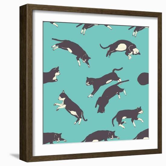 Sleeping Cats-Tasiania-Framed Art Print