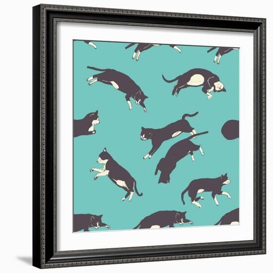 Sleeping Cats-Tasiania-Framed Art Print