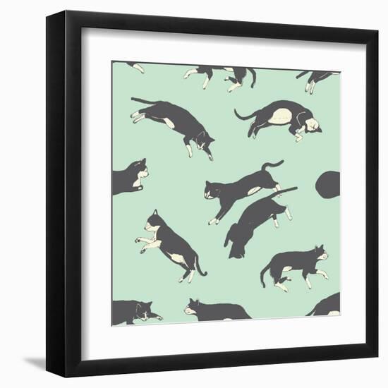 Sleeping Cats-Tasiania-Framed Art Print