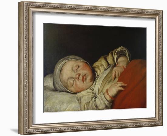 Sleeping Child-Bernardo Strozzi-Framed Giclee Print