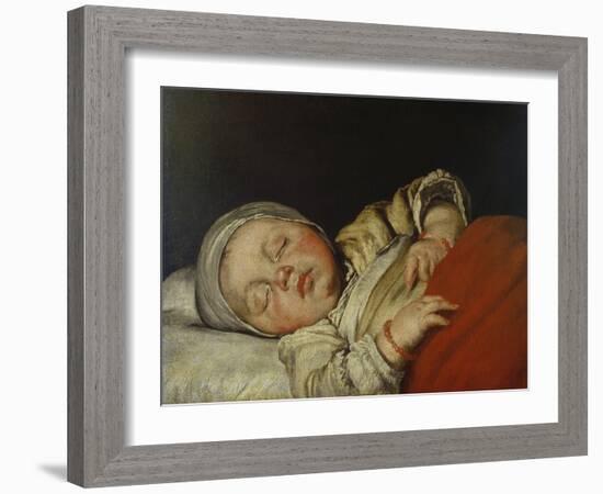 Sleeping Child-Bernardo Strozzi-Framed Giclee Print