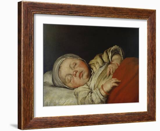 Sleeping Child-Bernardo Strozzi-Framed Giclee Print