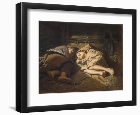 Sleeping Children, 1870-Viano-Framed Giclee Print