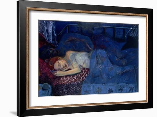 Sleeping Couple, 1997-Julie Held-Framed Giclee Print