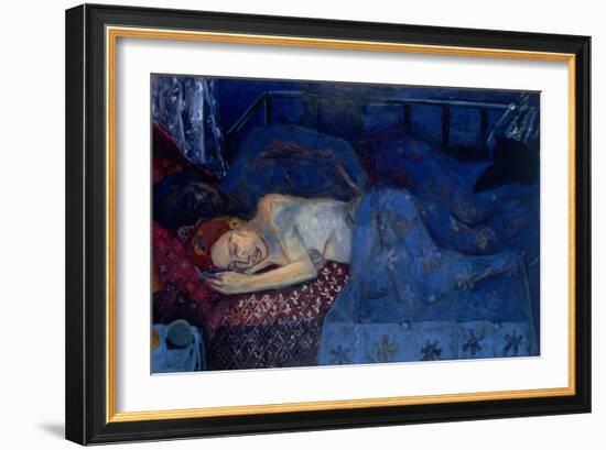 Sleeping Couple, 1997-Julie Held-Framed Giclee Print