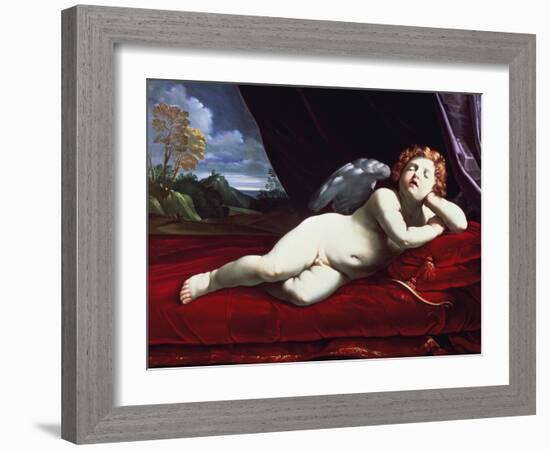 Sleeping Cupid-Guido Reni-Framed Giclee Print