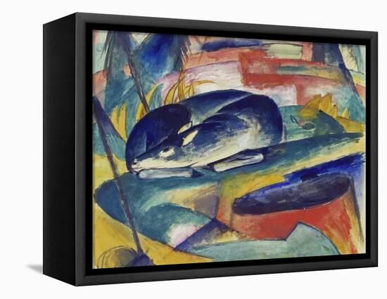 Sleeping Deer, 1912/13-Franz Marc-Framed Premier Image Canvas