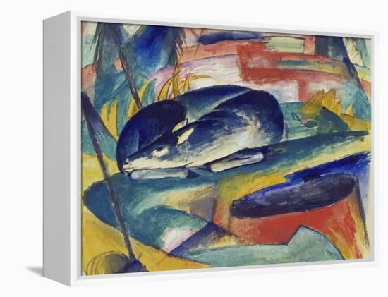 Sleeping Deer, 1912/13-Franz Marc-Framed Premier Image Canvas