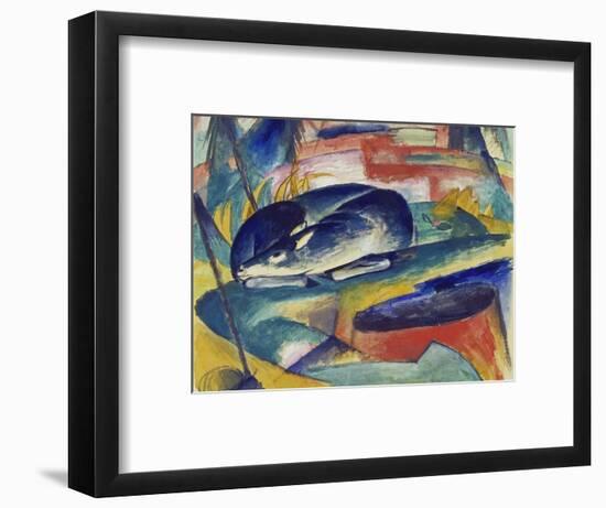 Sleeping Deer, 1912/13-Franz Marc-Framed Giclee Print