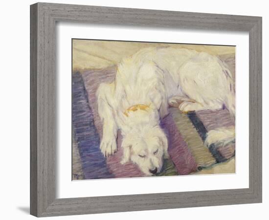 Sleeping Dog, 1909-Franz Marc-Framed Giclee Print