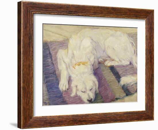 Sleeping Dog, 1909-Franz Marc-Framed Giclee Print