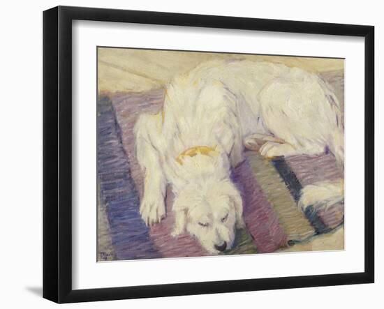 Sleeping Dog, 1909-Franz Marc-Framed Giclee Print