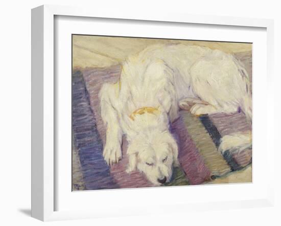 Sleeping Dog, 1909-Franz Marc-Framed Giclee Print