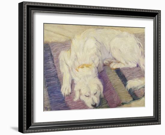 Sleeping Dog, 1909-Franz Marc-Framed Giclee Print