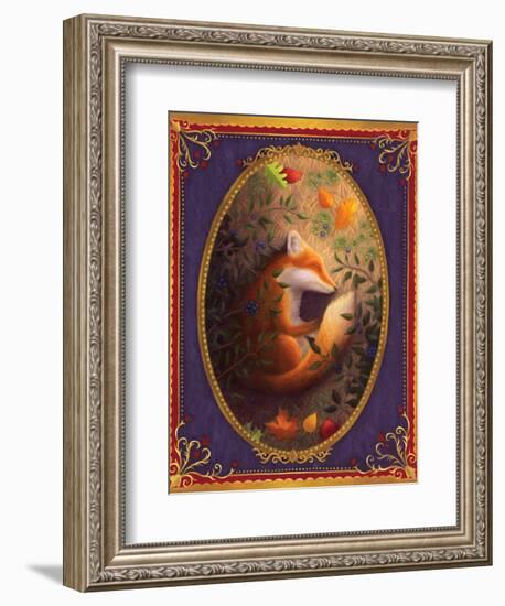 Sleeping Fox-Gina Matarazzo-Framed Art Print