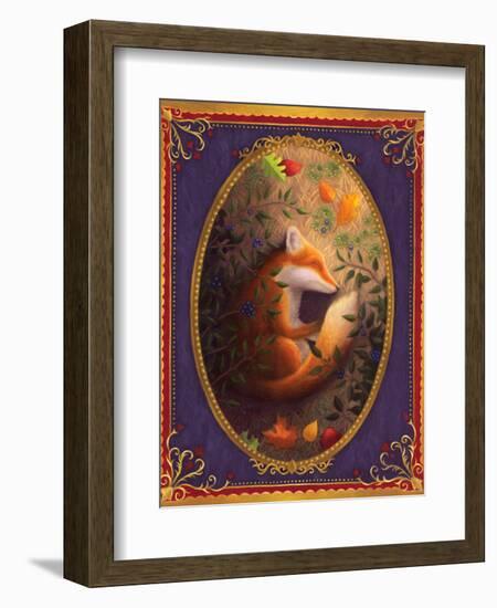 Sleeping Fox-Gina Matarazzo-Framed Art Print