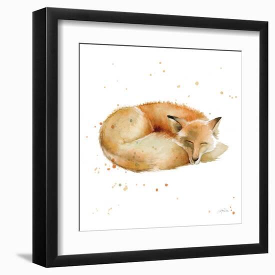 Sleeping Fox-Katrina Pete-Framed Art Print