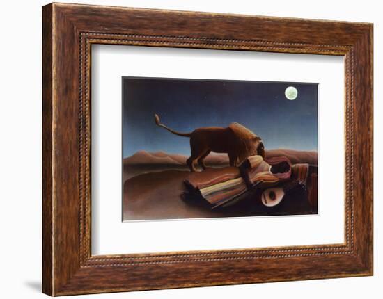 Sleeping Gypsy, 1897-Henri Rousseau-Framed Art Print