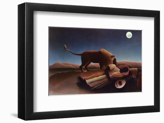 Sleeping Gypsy, 1897-Henri Rousseau-Framed Art Print