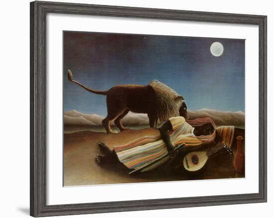 Sleeping Gypsy, 1897-Henri Rousseau-Framed Art Print