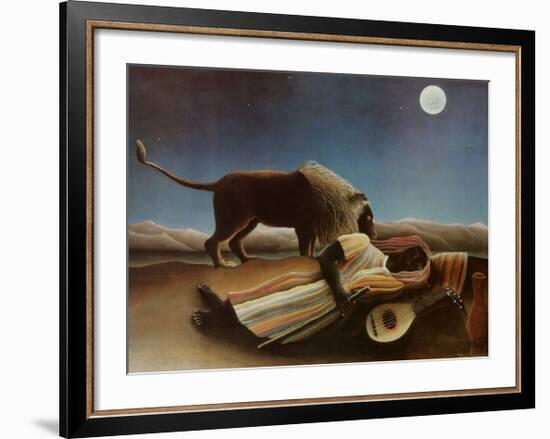 Sleeping Gypsy, 1897-Henri Rousseau-Framed Art Print