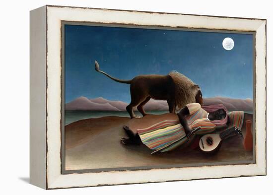 Sleeping Gypsy-Henri Rousseau-Framed Stretched Canvas