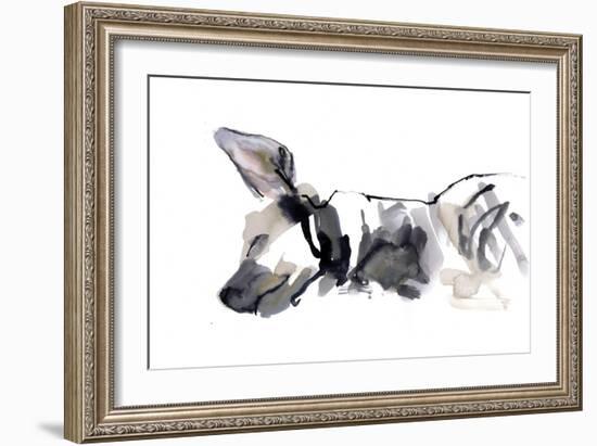 Sleeping Hyaena, 2010-Mark Adlington-Framed Giclee Print