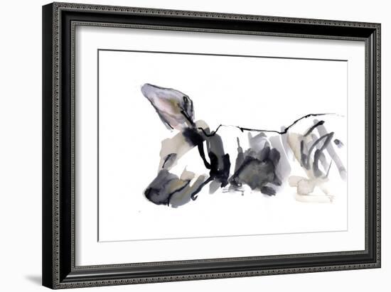 Sleeping Hyaena, 2010-Mark Adlington-Framed Giclee Print