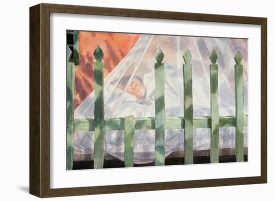 Sleeping in the Garden, Greece I, 2001-Lucy Willis-Framed Giclee Print