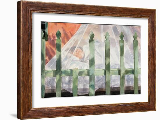 Sleeping in the Garden, Greece I, 2001-Lucy Willis-Framed Giclee Print