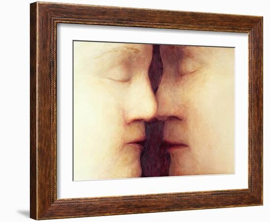 Sleeping Lovers, 1997-Evelyn Williams-Framed Giclee Print