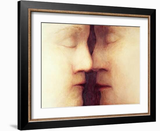 Sleeping Lovers, 1997-Evelyn Williams-Framed Giclee Print
