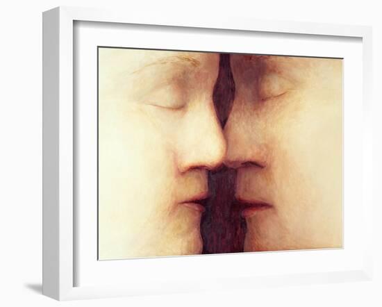 Sleeping Lovers, 1997-Evelyn Williams-Framed Giclee Print