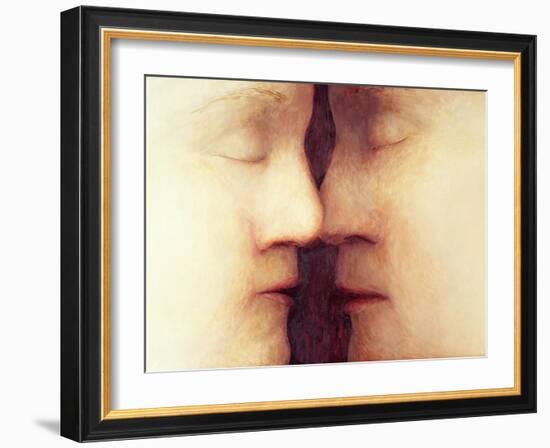 Sleeping Lovers, 1997-Evelyn Williams-Framed Giclee Print