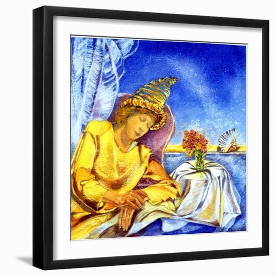 Sleeping Magician, 2005 (W/C)-Silvia Pastore-Framed Giclee Print