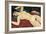 Sleeping Nude with Arms Open (Red Nude)-Amedeo Modigliani-Framed Art Print