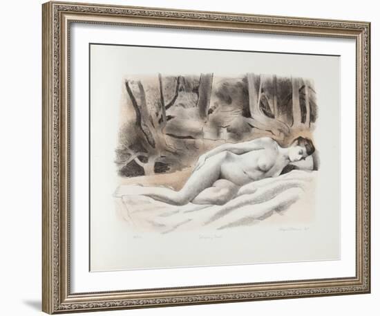 Sleeping Nude-August Mosca-Framed Limited Edition