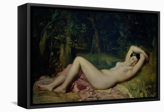 Sleeping Nymph, 1850-Theodore Chasseriau-Framed Premier Image Canvas