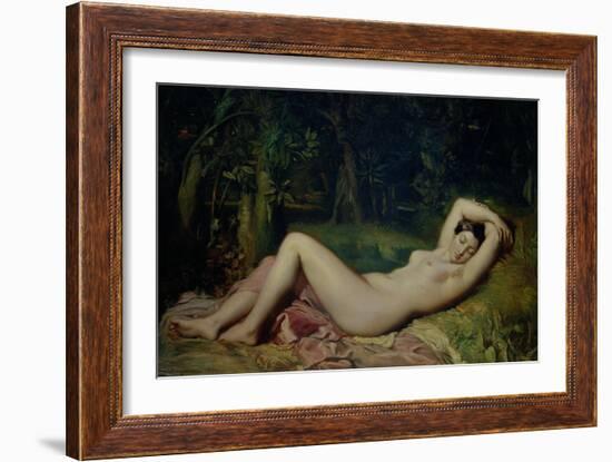 Sleeping Nymph, 1850-Theodore Chasseriau-Framed Giclee Print