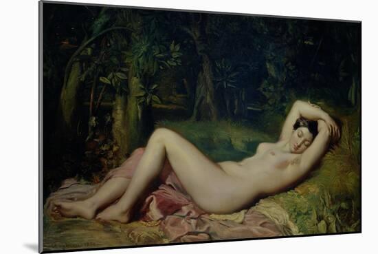 Sleeping Nymph, 1850-Theodore Chasseriau-Mounted Giclee Print