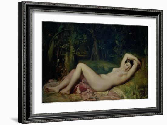 Sleeping Nymph, 1850-Theodore Chasseriau-Framed Giclee Print