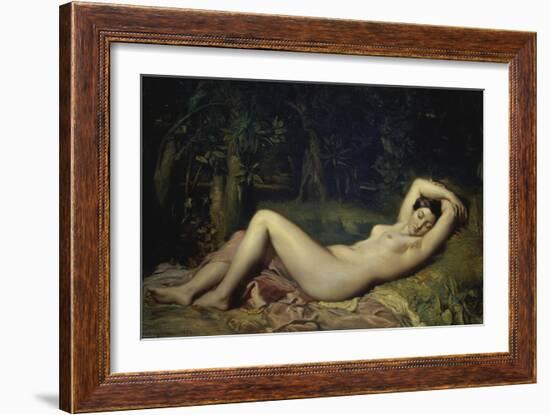 Sleeping Nymph-Theodore Chasseriau-Framed Giclee Print