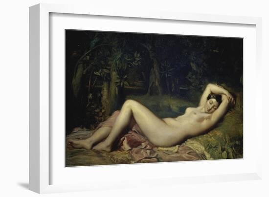 Sleeping Nymph-Theodore Chasseriau-Framed Giclee Print