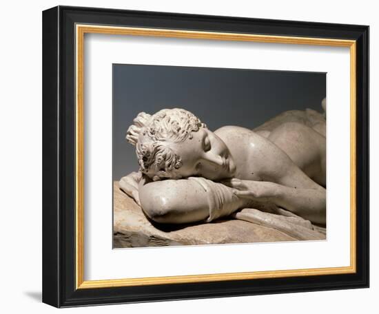 Sleeping Nymph-Antonio Canova-Framed Art Print