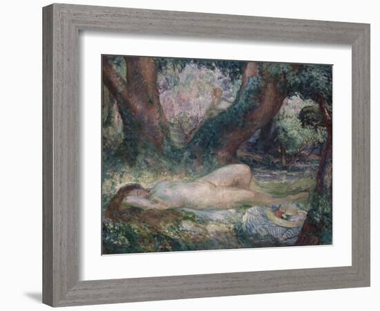 Sleeping Nymph-Henri Lebasque-Framed Giclee Print