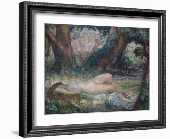 Sleeping Nymph-Henri Lebasque-Framed Giclee Print
