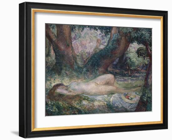 Sleeping Nymph-Henri Lebasque-Framed Giclee Print