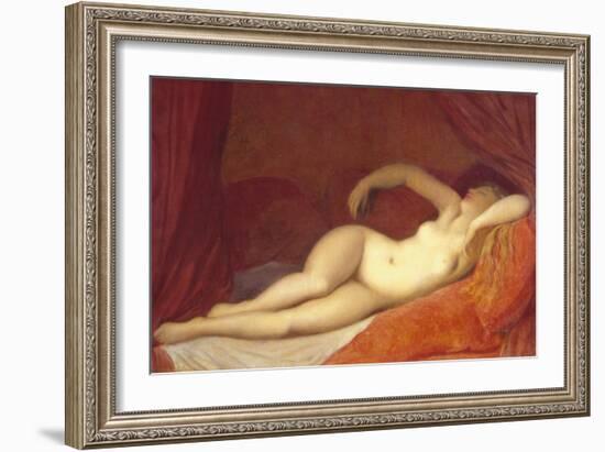 Sleeping Odalisque, c.1808-Jean-Auguste-Dominique Ingres-Framed Giclee Print